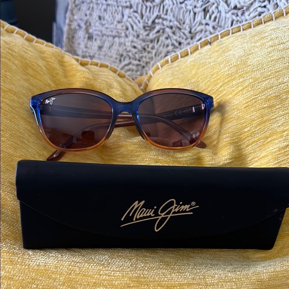 Maui Jim Honi Blue and Brown Sunglasses